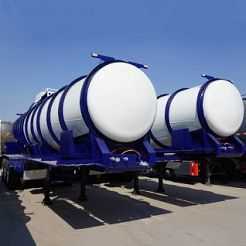 98% Chemical Transport Acid Tanker Trailer for Sale - CIMC Manufacturer
