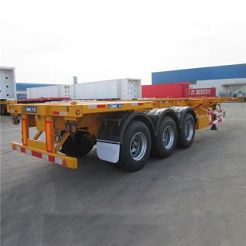 40 Foot Shipping Container Hauling Tractor Chassis Trailer for Sale-CIMC Trailer