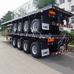 4 Axle Flatbed Trailer for Sale