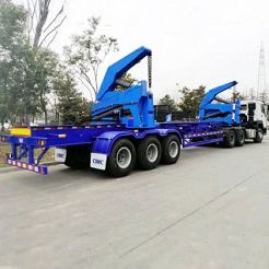 20 40Ft 37 40 45 Ton Side Loading Container Trailer
