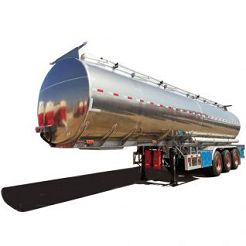 CIMC 42000 Liters Aluminum Truck Fuel Tanks Trailer