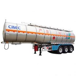 CIMC 3 Axles Aluminum Diesel Transfer Tank Trailer