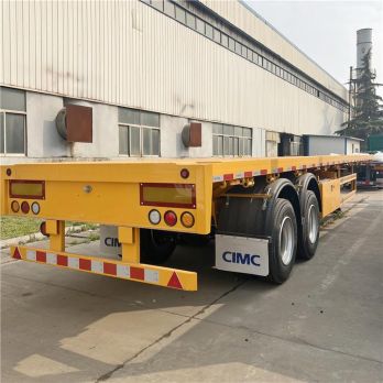 2 Axle 40ft Flatbed Container Trailer