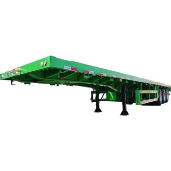 CIMC 3 Axle 40 ft Flatbed Container Trailer