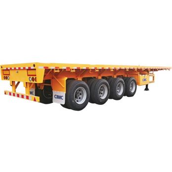 CIMC 4 Axle Flatbed Trailer